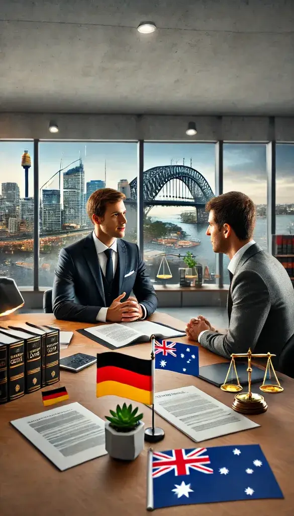 Deutscher Anwalt in Australien